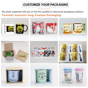 Nhà cung cấp Nhà máy tùy chỉnh Canada thành phố món quà lưu niệm yếu tố Glossy Cốc gốm với vàng xử lý lưu niệm cốc cà phê - Product Image 5