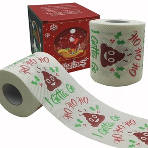 Damon-Tissu De Noël parodie imprimé <span class=keywords><strong>papier</strong></span> <span class=keywords><strong>toilette</strong></span> <span class=keywords><strong>blague</strong></span> - Product Image 6