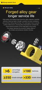 <strong>GT</strong> Series Yellow Aluminum Alloy Industrial <strong>Pneumatic</strong> <strong>Vibrator</strong> <strong>Turbine</strong> Ball Oscillator GT4-New Filter - Product Image 5
