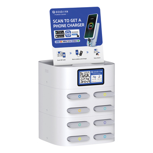 Quiosco de Alquiler de Baterías Portátiles Inteligente de 8 Ranuras, Carga Rápida de 35W, Ultra Delgado, WiFi/4G, para Zonas Comerciales y Plazas Turísticas - Product Image 2
