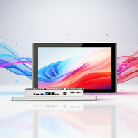 Tablet PC Industrial Todo en Uno con Pantalla Táctil de 15.6 Pulgadas, Windows 7, Intel Core I7, Múltiples Puertos de Red, Capacidad de Visión, para Cocinas KDS