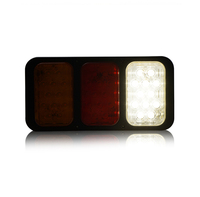 Feux arrière LED rectangulaires 10-30V IP65 pour camions, feux de stop, feux de signalisation de recul pour camions Jumbo, remorques