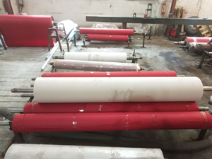 أسطوانة مطاطية مخصصة لماكينات الطباعة، غلاف أسطواني مطاطي، أسطوانة مطاطية سيليكونية - Product Image 2