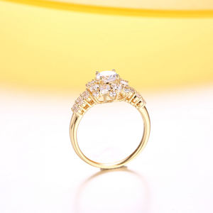 Bague en or plaqué or 18k, vente en gros, prix d'usine, bijoux costumes - Product Image 2