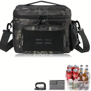 Tactical Lunch Bag Large Insulated Lunch Box Cooler Tote for Men, Women with MOLLE/PALS Webbing