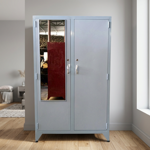 Armoire Métallique Pliante Autoportante de Haute Qualité avec Fonction de Verrouillage, Capacité de Charge 50kg-70kg, Portes à Panneaux Plats pour Chambre à Coucher Domestique - Product Image 2