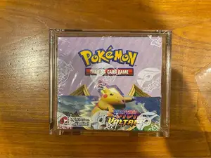 Newbeing funda protectora de acrílico transparente Pokemon cards Elite Trainer Box para Pokemon Booster Box