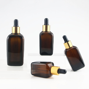 Flacons en verre ambré pour sérum avec compte-gouttes, emballage cosmétique pour les soins de la peau, 30 ml, 60 ml, 1 oz - Product Image 6