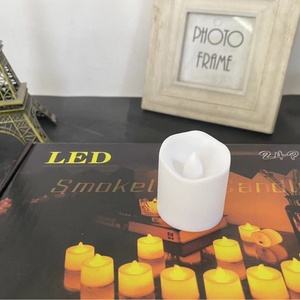24 Pack Flameless <b>Tea</b> <b>Lights</b> – Realistic Warm White LED Candles, Battery Operated Wishing Lamps for Halloween, Wedding, Christma - Product Image 2