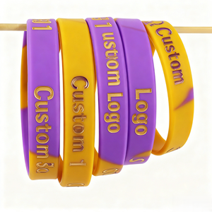 Pulseras de Goma con Logotipo Grabado para Promoción de Marca, Pulseras de Silicona - Product Image 1