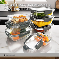 Boîte à Bento pour Enfants, Conteneur Alimentaire Rectangulaire au Design Classique « Easying » avec Couvercle Verrouillable et Couvercle en PP, Idéale pour le Camping