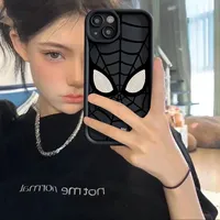 Cool Spider Man Plain Multistep TPU Coque de téléphone souple pour iPhone 14 Pro 15 Plus 13 Pro Max 12 11 X XS XR 7 8 Plus SE 2020 Couverture