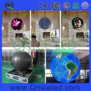 Pantalla LED esférica P2.5 P3 P4 P4.8 P5 P6 para interiores, Bola de vídeo de esfera LED de 360 grados para escenarios, clubs nocturnos, Museo de Ciencia - Product Image 6