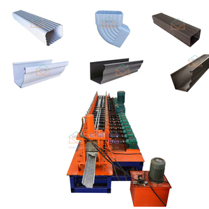 Hebei Liming <span class=keywords><strong>Metal</strong></span> K Stype Roll Forming Machine à vendre Machine à gouttière <span class=keywords><strong>demi</strong></span>-<span class=keywords><strong>ronde</strong></span> - Product Image 1