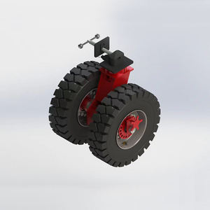 Ruedas ISO para contenedores, ruedas para envío, ruedas para contenedores de mar, ruedas para contenedores de goma, uso en el campo - Product Image 5