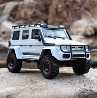 Voiture télécommandée YiKong YK4106 Pro 4WD 1/10 Big G Wagon G63 électrique 4WD RC tout-terrain Crawler 4X4 Tank Turn Led Lights 11CH Remote Lock RTR