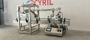 Machine <span class=keywords><strong>de</strong></span> bouchage <span class=keywords><strong>de</strong></span> table facile à utiliser pour bouteilles en plastique et en verre, avec dispositif <span class=keywords><strong>de</strong></span> positionnement pour bouteilles rondes, économique - Product Image 2