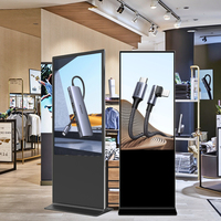 Écran d'affichage numérique 4K LCD Android de 55 pouces pour publicité, exposition, kiosque, menu numérique, prix, signalétique LED et totem