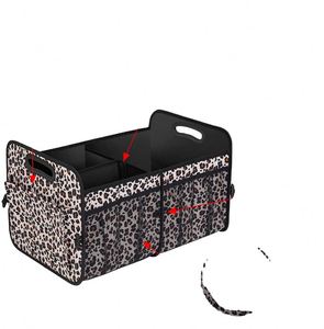 Organiseur de coffre de voiture sur mesure, nouvelle conception, multi-compartiments, pliable, pour siège de voiture, fabriqué en usine BSCI. - Product Image 5
