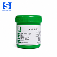 Pâte à souder sans plomb OEM SAC305 Sn96.5Ag3.0Cu0.5 T3 T4 T5 10g 20g 50g 500g 1KG 2KG pour soudure à refusion SMT PCB en pot ou en seringue
