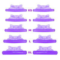 Bestar Private Label Auto-adhésif Gel de silicone pour permanente de cils sans colle, coussinet de rehaussement de cils réutilisable semi-permanent, boîte en plastique, vente en gros