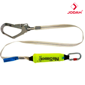 JODAH Ligne de vie rétractable de sécurité robuste de 27 mm de large Delta Plus 2 mètres de long Conception à double crochet Protection haute résistance - Product Image 5