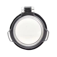 Cache de lunette relevable en caoutchouc de 25,4 mm à 65 mm, anti-poussière, accessoire de visée optique pour la chasse et le tir