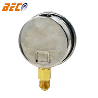 63mm Glycerin Filled Vacuum Pressure Gauge -1bar/-760mmhg Vacuum Manometer
