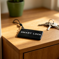 Porte-clés en époxy personnalisés à prix d'usine, intelligents RFID 1K 13.56MHz NFC, étanches, pour accès IC aux portes et ascenseurs