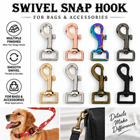 Mousqueton en alliage de bronze robuste et durable pour laisse de chien, avec fermoir à ressort, en stock usine
