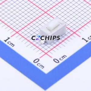 YTSB013A0432501B Tactile Switch SMD Switch Single Pole Single Throw Rectangle Button 2.5N Vertical Mount - Product Image 1