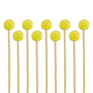 Suministros <span class=keywords><strong>de</strong></span> fiesta <span class=keywords><strong>de</strong></span> bambú, pelota <span class=keywords><strong>de</strong></span> tenis con temática deportiva, para servir comida - Product Image 3