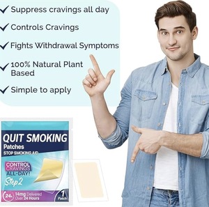 Patchs anti-tabac trois-en-un avec extrait de thé vert pour aider les hommes et les femmes à arrêter de <span class=keywords><strong>fumer</strong></span> - Product Image 3