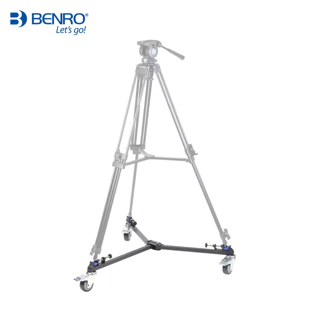 Aluminum Camera Photo Video Dolly Tripod Pulley Flexible Three-wheel Leg Base Lightweight Holder for DSLR VCR