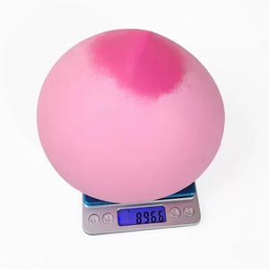 Botu - Novedades: Juguete Sensorial Gigante de TPR con Forma de Durazno Rosa, Juguete Antiestrés de Frutas para Apretar - Product Image 5