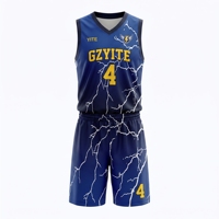 Ensemble d'uniformes de basketball personnalisés, maillots et shorts de basketball réversibles, uniformes de basketball en gros pour équipes