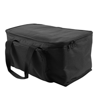 Sac de transport portable 4-en-1 pour projecteurs LED Par 600D noirs avec doublure 210D pour scène, DJ et discothèque