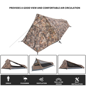 Outdoor Camping Hunting <b>Tent</b> New Design <b>Camo</b> <b>Tent</b> Portable Folding Four-season Double Layer Camping <b>Tent</b> Travel With Logo - Product Image 2