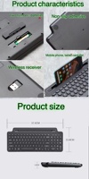 Keyboard komputer, papan ketik bantalan sentuh pintar, nirkabel gigi multifungsi