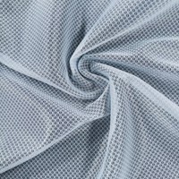 Coussin de siège en tissu maille tricoté 100 % polyester respirant et antibactérien, durable, doux au toucher, écologique, motif nid d'abeille moyen