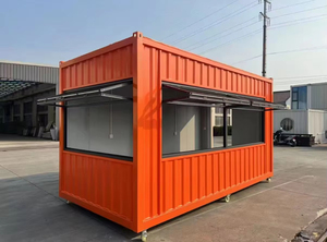Tùy Chỉnh Modular 20/40ft Container <span class=keywords><strong>Tiny</strong></span> Nhà Đúc Sẵn Thép Di Động Kiosk Cho Khách Sạn Thanh Không Thấm Nước Xây Dựng Văn Phòng Ngoài Trời - Product Image 2
