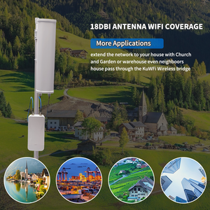 OEM ODM 11ax WiFi 6 <span class=keywords><strong>Antenne</strong></span> Wi-Fi CPE étanche extérieure 5-10km Transmission de données 5GHz 900Mbps couverture de signal jeu de puces Qualcomm - Product Image 2