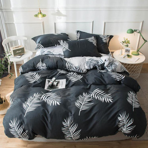 Parure de lit en tissu coton, ensemble de literie avec motifs personnalisés, housse de <span class=keywords><strong>couette</strong></span>, vente en gros, prix d'usine, 100% coton - Product Image 5
