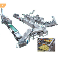 Hete Afdichting Frites Verwerkingslijn Voor Chips Snack Machine Snij-En Frituurtechnologie Fabricagesysteem
