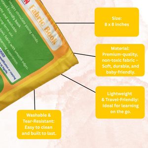 Libro de Tela KIDOGEN para Niños |   Libro de aprendizaje sobre estados y mapas de la India |   Identificación geográfica para niños pequeños | Educación Temprana - Product Image 2