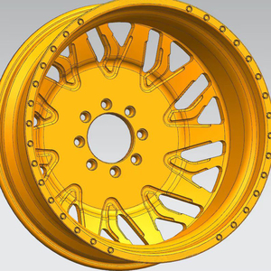 ล้อฟอร์จอะลูมิเนียมอัลลอยด์ 6061-T6 แบบกำหนดเอง JZCNCW ขนาด 22-24 นิ้ว 8x180/8x6.5 สำหรับ Silverado 2500/3500 รับประกัน 3 ปี - Product Image 4