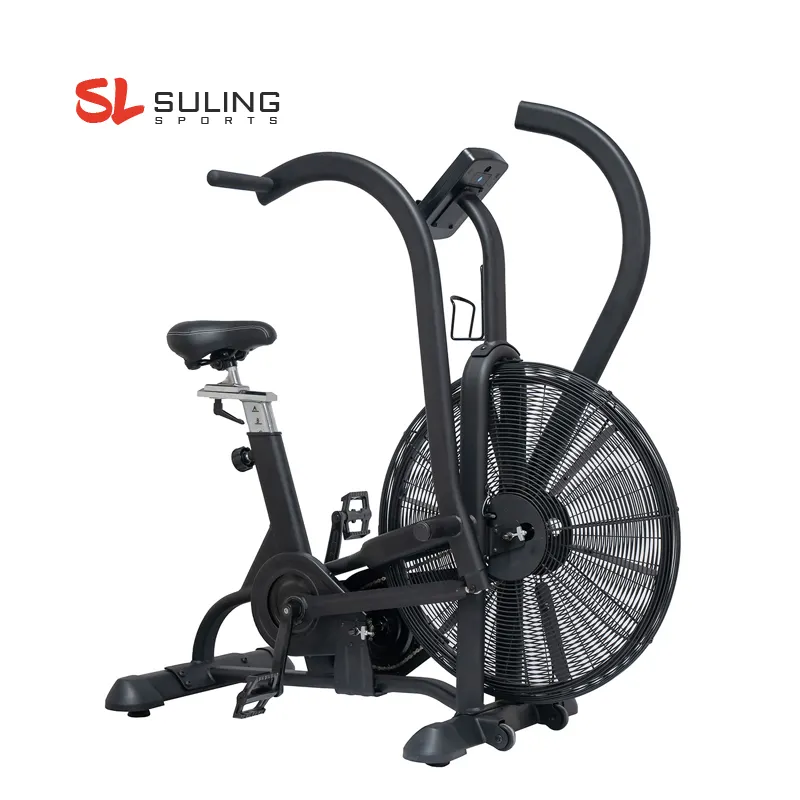 Commercial Home indoor Gym Equipment Cardio exercise Air Spin Wind Fan Resistance Spinning Fit Bike With Screen