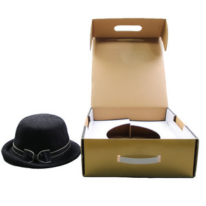 Cappello in Fedora con tappo di cartone Custom scatola di spedizione cappello Fedora alla moda - Product Image 6