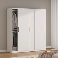 Armoire de rangement pour enfants à double porte, armoire pour bébé, armoire de chambre à coucher