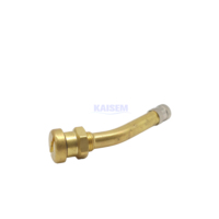 Válvula sin Cámara para Camiones y Autobuses KAISHENG V3-20-5, Boquilla Americana de Latón para Cubo de Rueda, Nueva, para Reequipamiento/Actualización, Resistente al Frío/Calor/Ozono